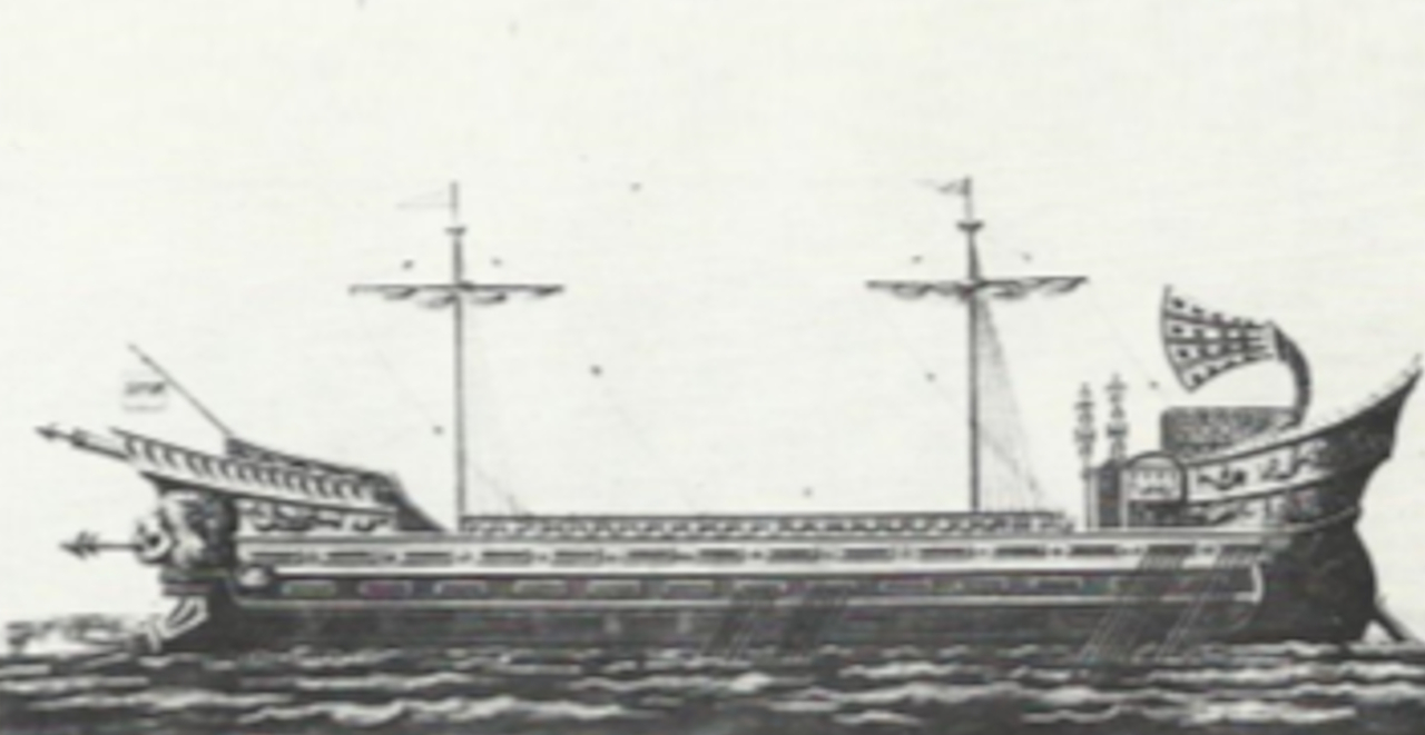 Tessarakonteres ancient ship